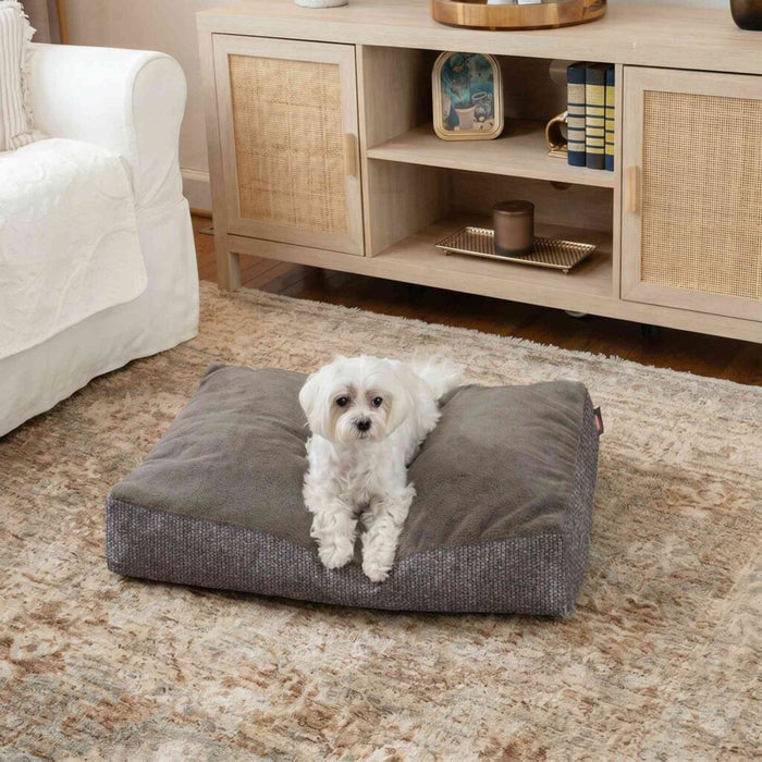 Slumber Spot Velvet Rectangle Dog Bed – Reversible & Washable