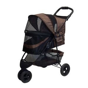 Special Edition NO - ZIP Pet Stroller in Chocolate - Posh Puppy Boutique
