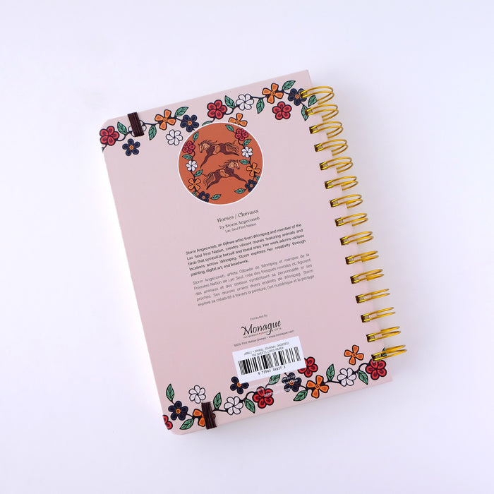 Spiral Journal "Horses" by Storm Angeconeb