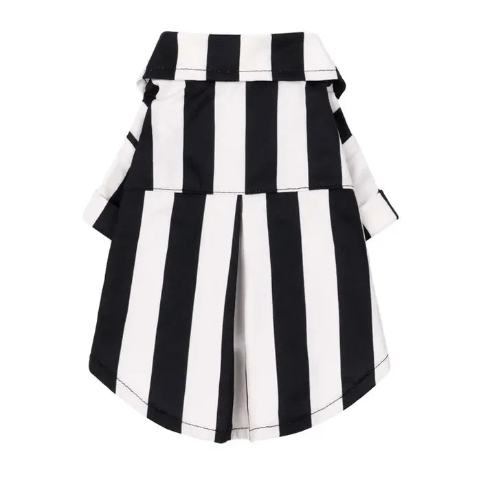 Spooky Striped Button Up Shirt