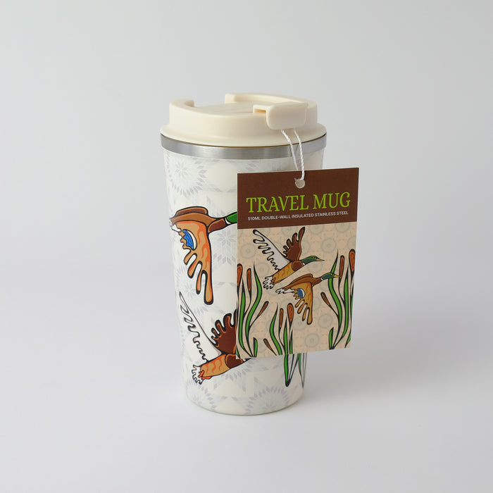 Stainless Steel Travel Tumbler "Mallards" by Storm Angeconeb