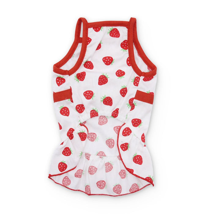 Strawberry Dress - Posh Puppy Boutique