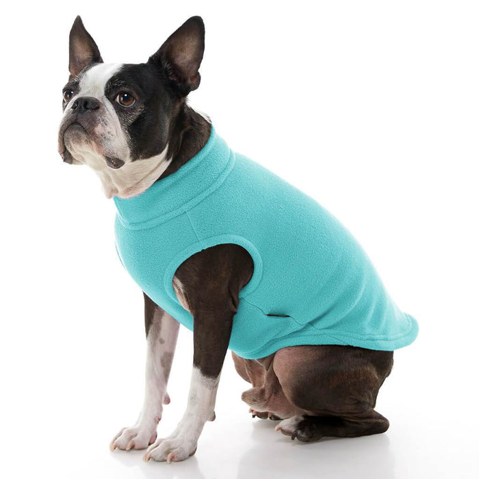 Stretch Fleece Vest For Small and Big Dogs in Mint