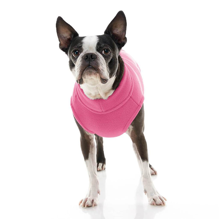 Stretch Fleece Vest For Small and Big Dogs in Pink