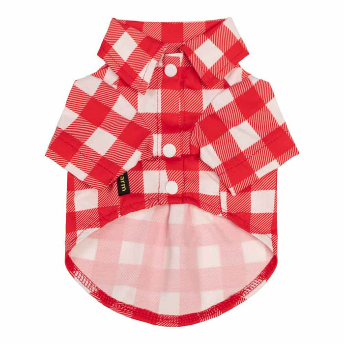 Summer Gingham Plaid Dog Shirt