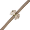 Susan Lanci Baby Cheetah with Gold Giltmore Nouveau Bow Leash