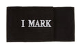 Susan Lanci Black- I Mark Wizzers Bellyband in Black - Posh Puppy Boutique