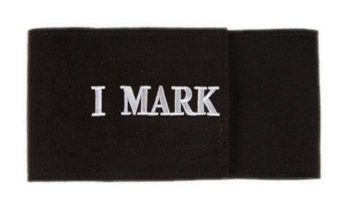 Susan Lanci Black- I Mark Wizzers Bellyband in Black - Posh Puppy Boutique