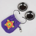 Susan Lanci Island Flower Collection Travel Pouch with Bowls in Many Colors