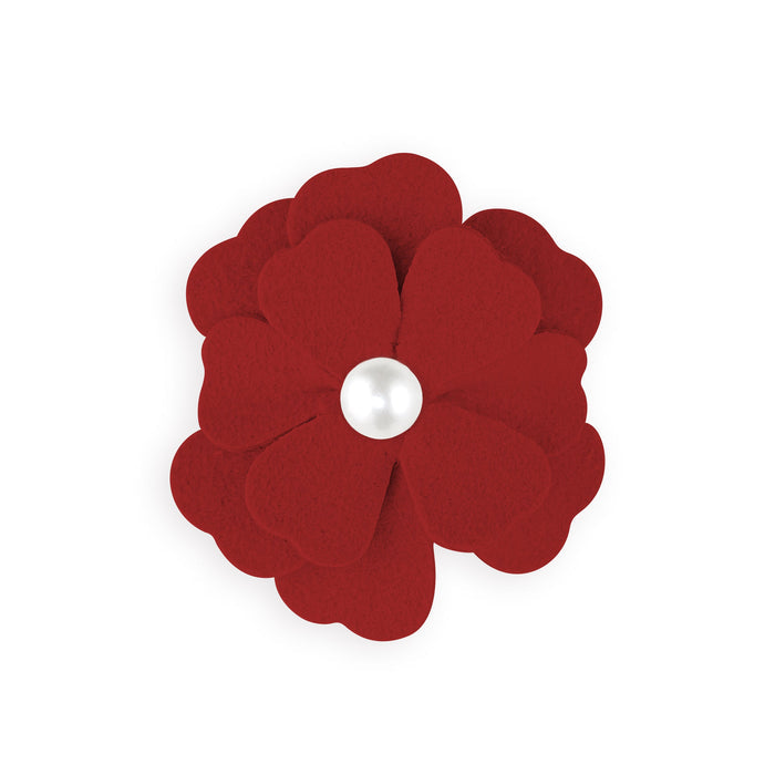 Susan Lanci Pearl 2 Layer Tinkies Garden Flower Hair Bow in Many Colors