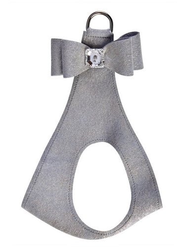 Susan Lanci Platinum Glitzerati Big Bow Step in Harness - Posh Puppy Boutique