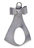 Susan Lanci Platinum Glitzerati Big Bow Step in Harness - Posh Puppy Boutique