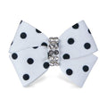Susan Lanci Polka dot Nouveau Bow Hair Bow - Posh Puppy Boutique