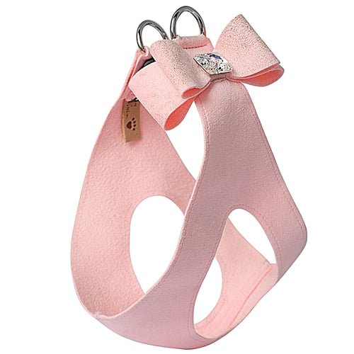 Susan Lanci Puppy Pink Glitzerati Big Bow Step in Harness - Posh Puppy Boutique