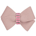 Susan Lanci Rosewood Nouveau Bow with Pink Giltmore Hair Bow