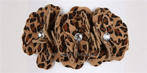 Susan Lanci Tinkie's Garden Ultrasuede Collar in Many Colors - Posh Puppy Boutique