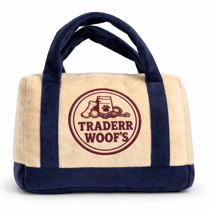 Traderr Woof’s Tote Bag Toy in Blue