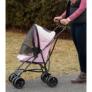 Travel Lite Pet Stroller - Pink - Posh Puppy Boutique