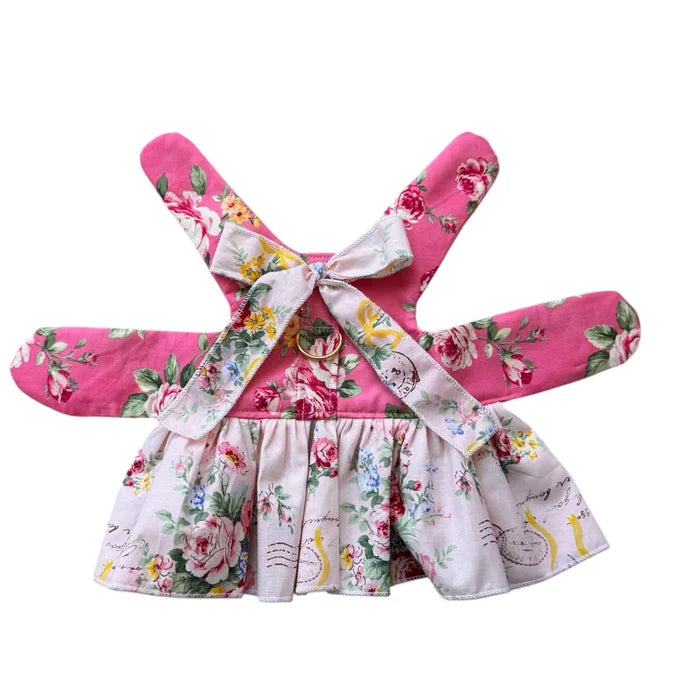 Vintage Floral Dress in Pink