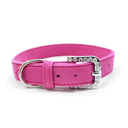 VIP Bling Collar - Fuchsia - Posh Puppy Boutique