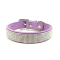 VIP Bling Collar in Purple - Posh Puppy Boutique