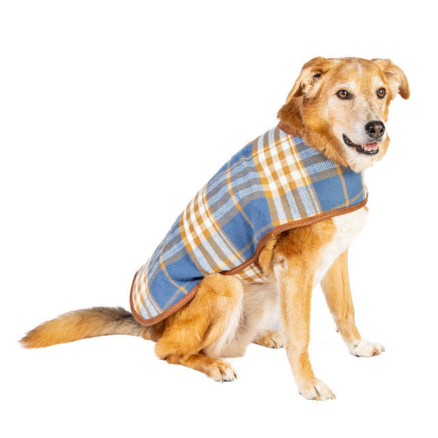 Western Plaid Blanket Dog Coat