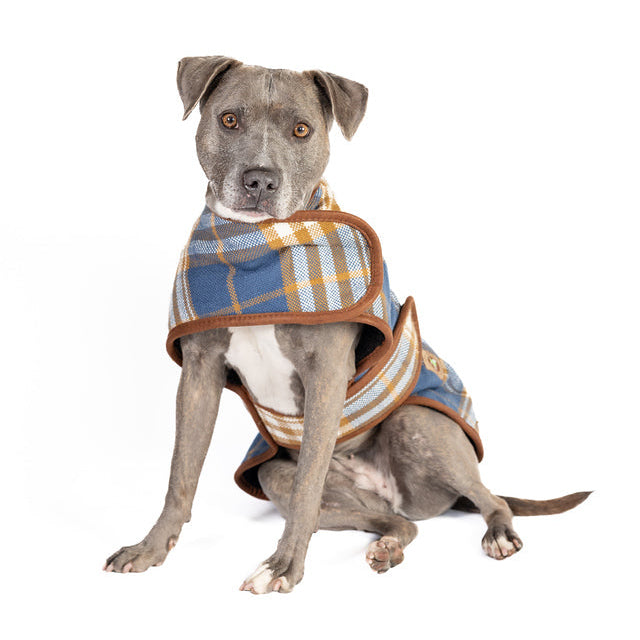Western Plaid Blanket Dog Coat