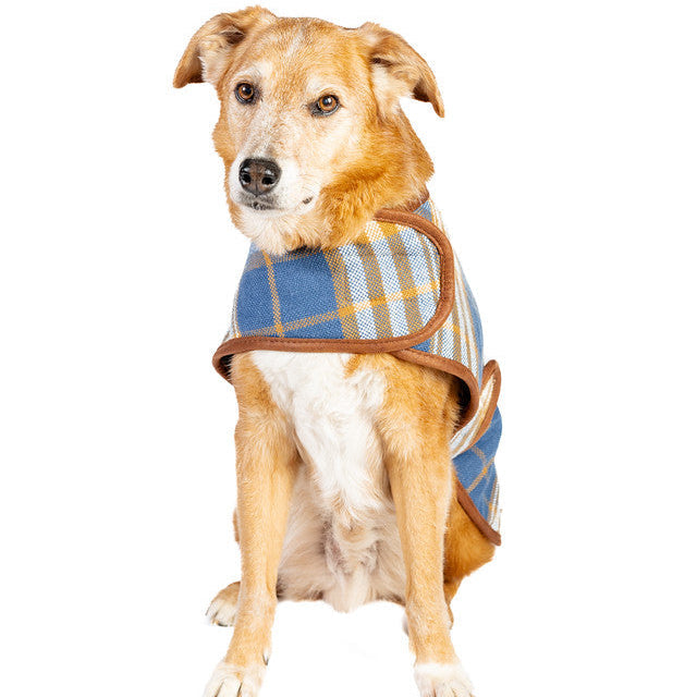 Western Plaid Blanket Dog Coat
