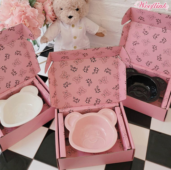 Wooflink BB Dining Bowl - Pink - Posh Puppy Boutique