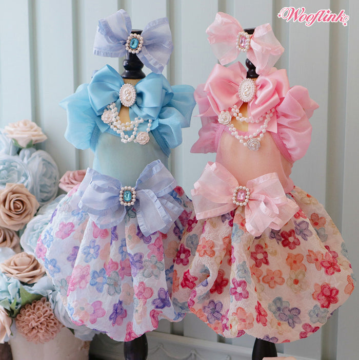 Wooflink Bubble Gum Dress in Blue