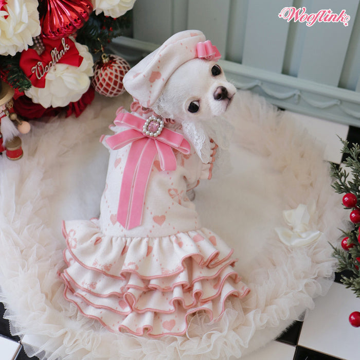 Wooflink Dear My Lady Dress in Pink