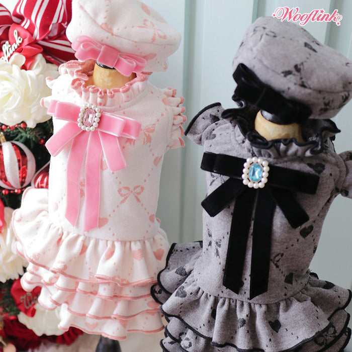 Wooflink Dear My Lady Dress in Pink