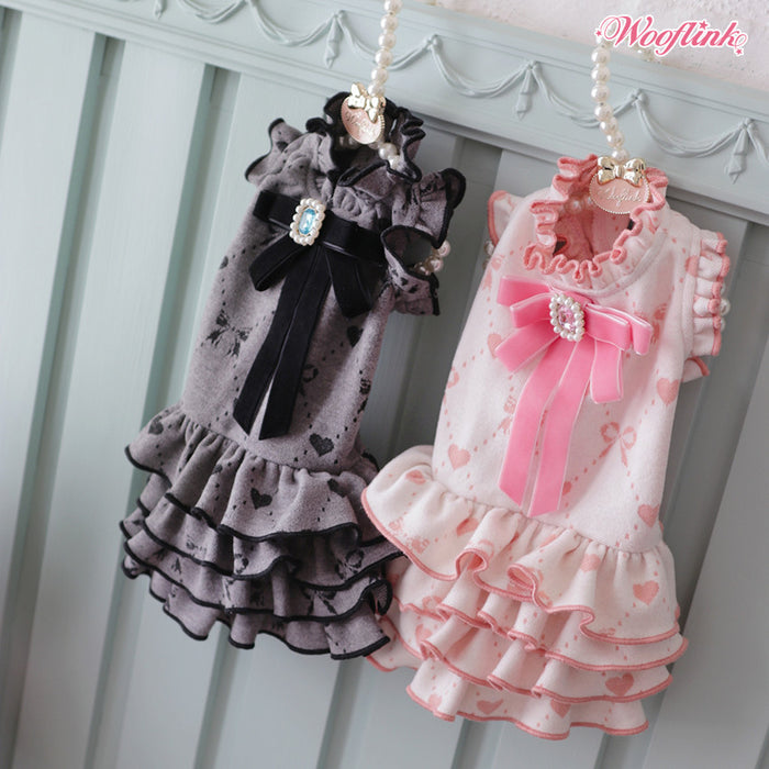 Wooflink Dear My Lady Dress in Pink