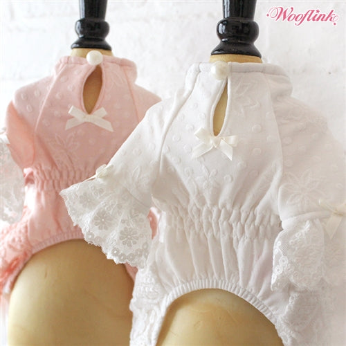 Wooflink Dreamy Afternoon Dress - White - Posh Puppy Boutique