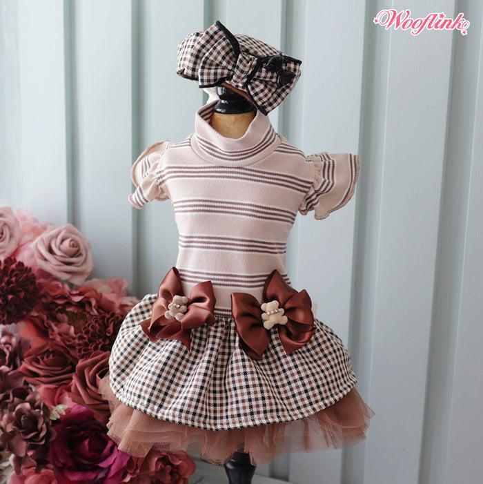 Wooflink Fall in Love Dress in Strawberry