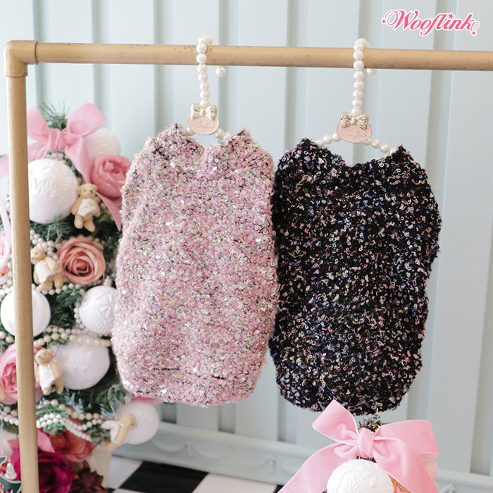 Wooflink Glam Cardigan in Black