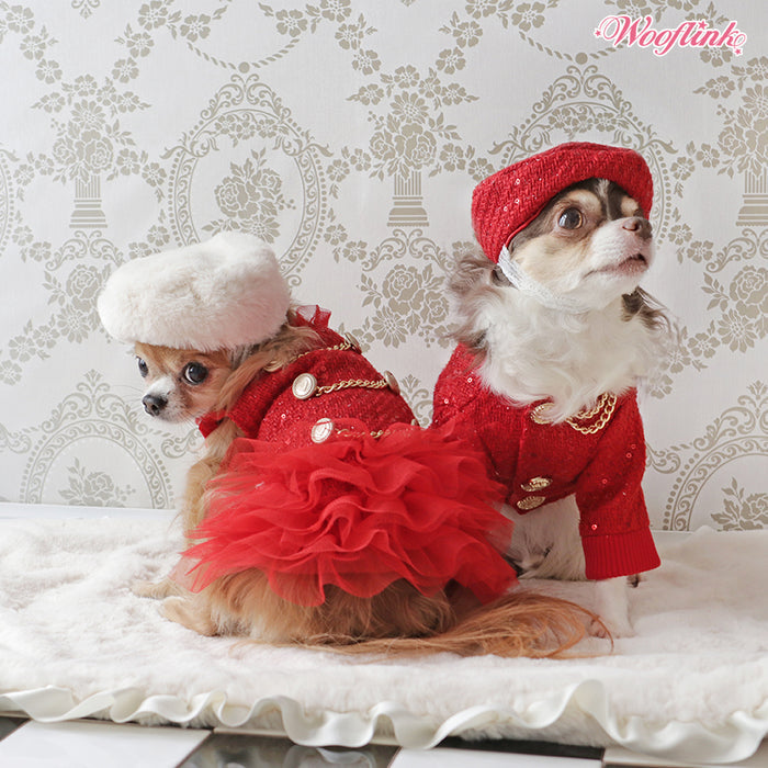 Wooflink Holiday Ready Dress - Red