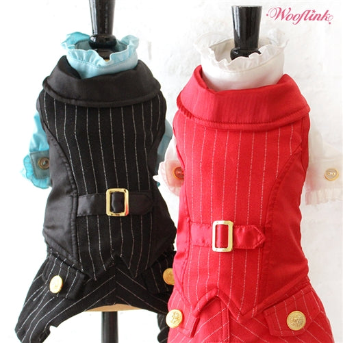 Wooflink Holiday Season Vest - Black - Posh Puppy Boutique