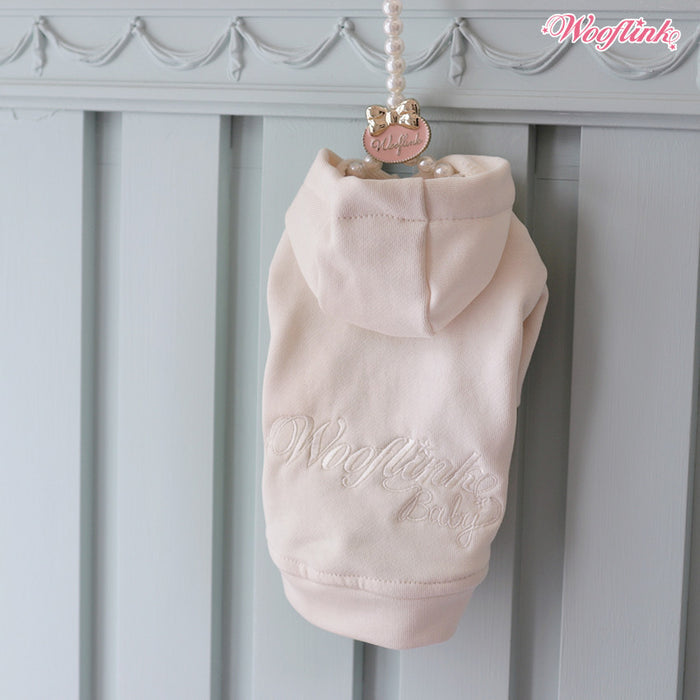 Wooflink Milkshake Hoodie in Vanilla