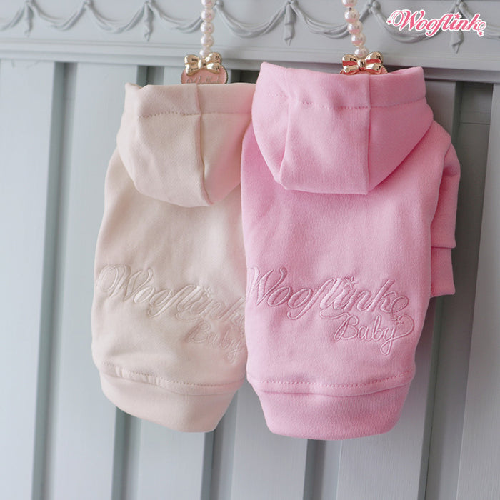 Wooflink Milkshake Hoodie in Vanilla