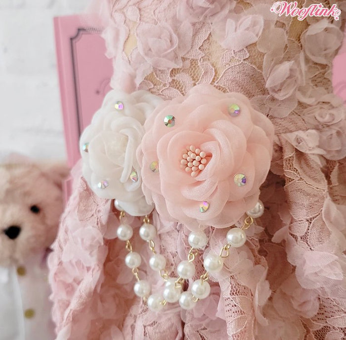 Wooflink Party Season Dress - Pink - Posh Puppy Boutique