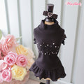 Wooflink Starlight Bloom Dress in Black