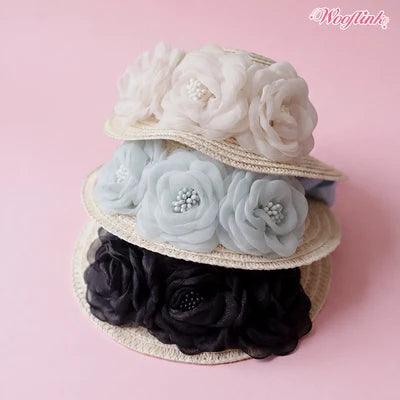 Wooflink Sunny Days Straw Hat in 3 Colors