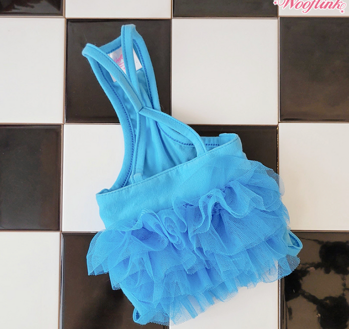 Wooflink Tulle Shorts - Blue