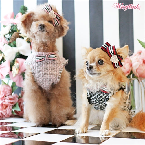 Wooflink Tweed Dress - Pink - Posh Puppy Boutique