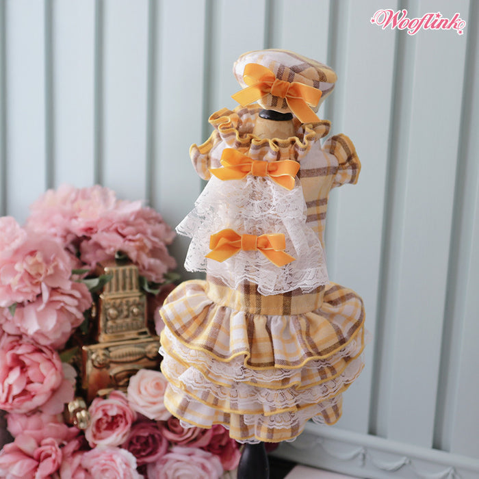 Wooflink Vintage Atelier Dress in Yellow