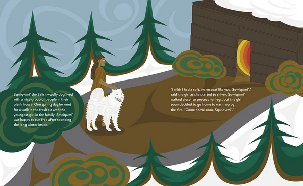 Woolly Dog Warms His Family (HC). Coast Salish Tales 4.