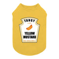 Yellow Mustard Dog Shirt